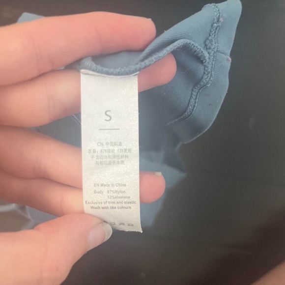 Women's Light Blue Spaghetti Strap Top - Picture 4 of 4